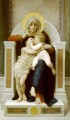 La Vierge LEnfant Jésus et Saint Jean Baptiste réalisme William Adolphe Bouguereau